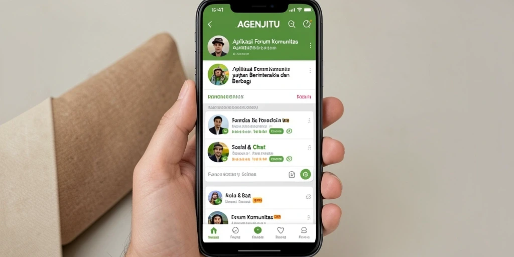 Tampilan antarmuka aplikasi AGENJITU yang modern dan fungsional.